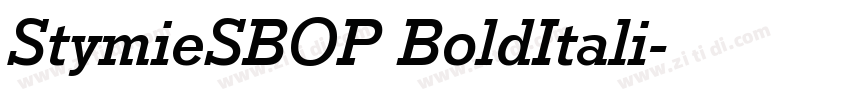 StymieSBOP BoldItali字体转换 StymieSBOP BoldItali字体转换